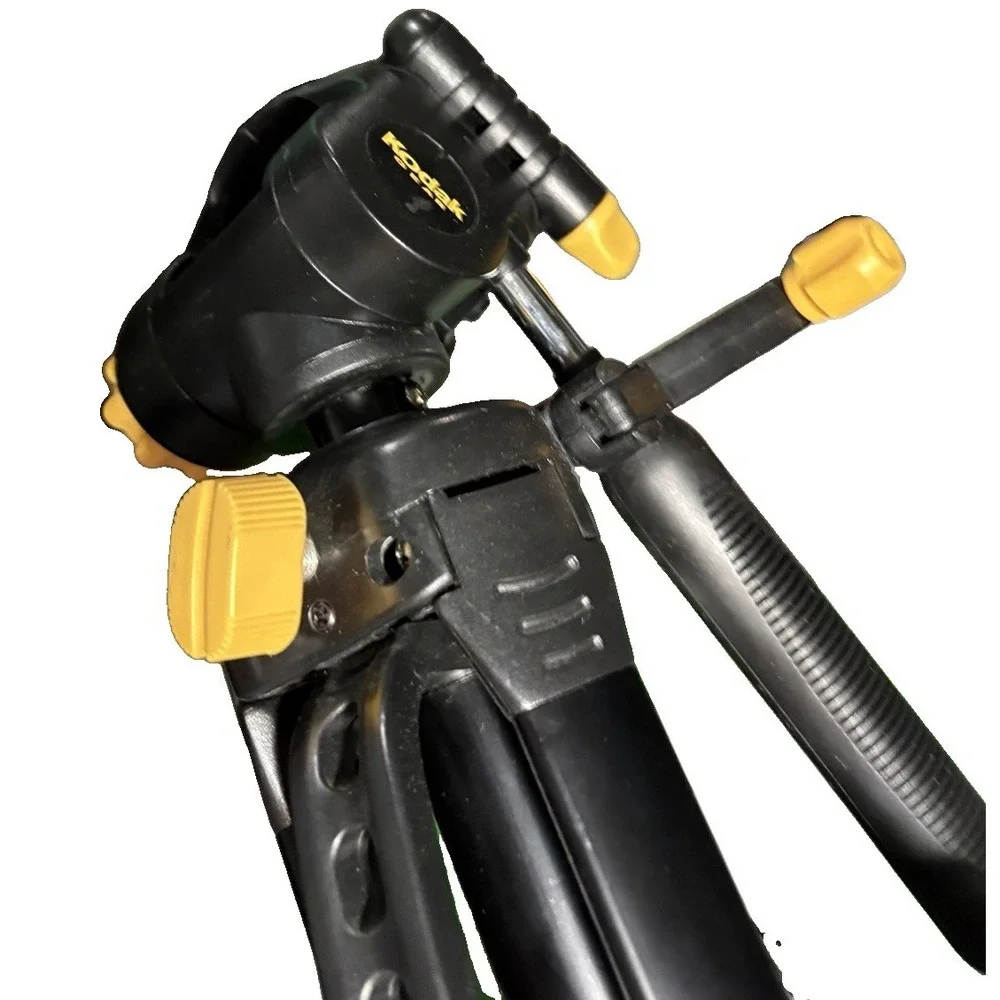 Kodak Gear Video Photo Tripod Stand with Geared Center Column & Pan Handle